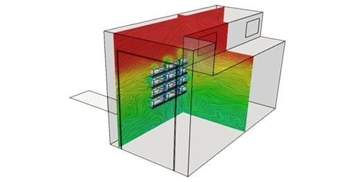 来自CFD模拟的解冻室改进温度切片